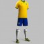 Детская форма Сборная Бразилии 2015/2016 (комплект: футболка + шорты + гетры) - Детская форма Сборная Бразилии 2015/2016 (комплект: футболка + шорты + гетры)