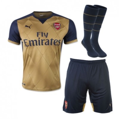 Детская форма футбольного клуба Арсенал 2015/2016 (комплект: футболка + шорты + гетры) 
