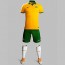 Детская форма Сборная Австралии 2016/2017 (комплект: футболка + шорты + гетры) - Детская форма Сборная Австралии 2016/2017 (комплект: футболка + шорты + гетры)