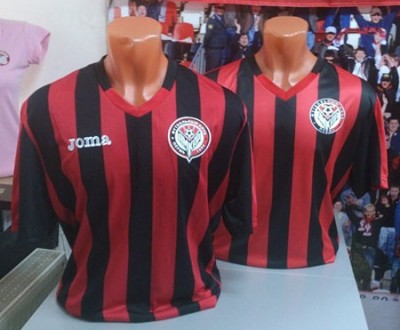 Форма футбольного клуба Амкар 2014/2015 (комплект: футболка + шорты + гетры) 