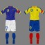 Форма сборной Эквадора по футболу 2016/2017 (комплект: футболка + шорты + гетры) - Форма сборной Эквадора по футболу 2016/2017 (комплект: футболка + шорты + гетры)