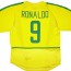 Сборная Бразилии майка игровая именная Рональдо 2002 - Сборная Бразилии майка игровая именная Рональдо 2002