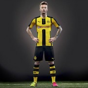 Детская форма футбольного клуба Боруссия Дортмунд 2016/2017 (комплект: футболка + шорты + гетры)