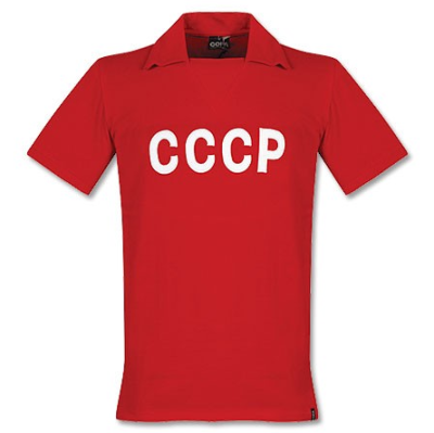 Форма сборной СССР по футболу домашняя 1960/1964 (комплект: футболка + шорты + гетры) 
