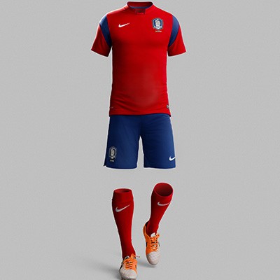 Форма сборной Южной Кореи по футболу 2014/2015 (комплект: футболка + шорты + гетры) 