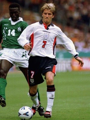 Форма сборной Англии 1998 Дэвид Бекхэм 