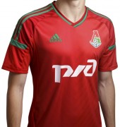Форма игрока футбольного клуба Локомотив Алан Касаев 2015/2016 (комплект: футболка + шорты + гетры)