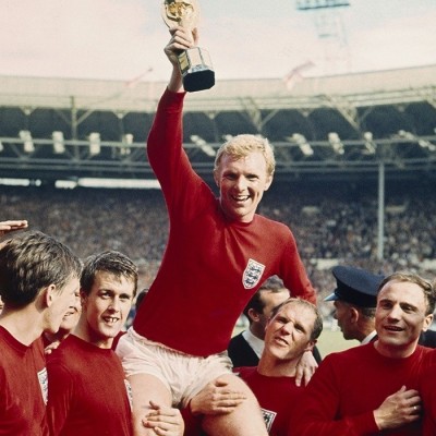 Форма сборной Англии Бобби Мур 1966 (комплект: футболка + шорты + гетры) 