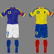 Детская форма Сборная Эквадор 2016/2017 (комплект: футболка + шорты + гетры)
