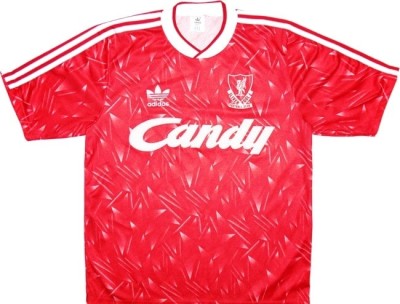 Форма футбольного клуба Ливерпуль домашняя 1989 (комплект: футболка + шорты + гетры) 